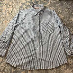Miller's Regular Collar Cotton Shirt Blue Striped